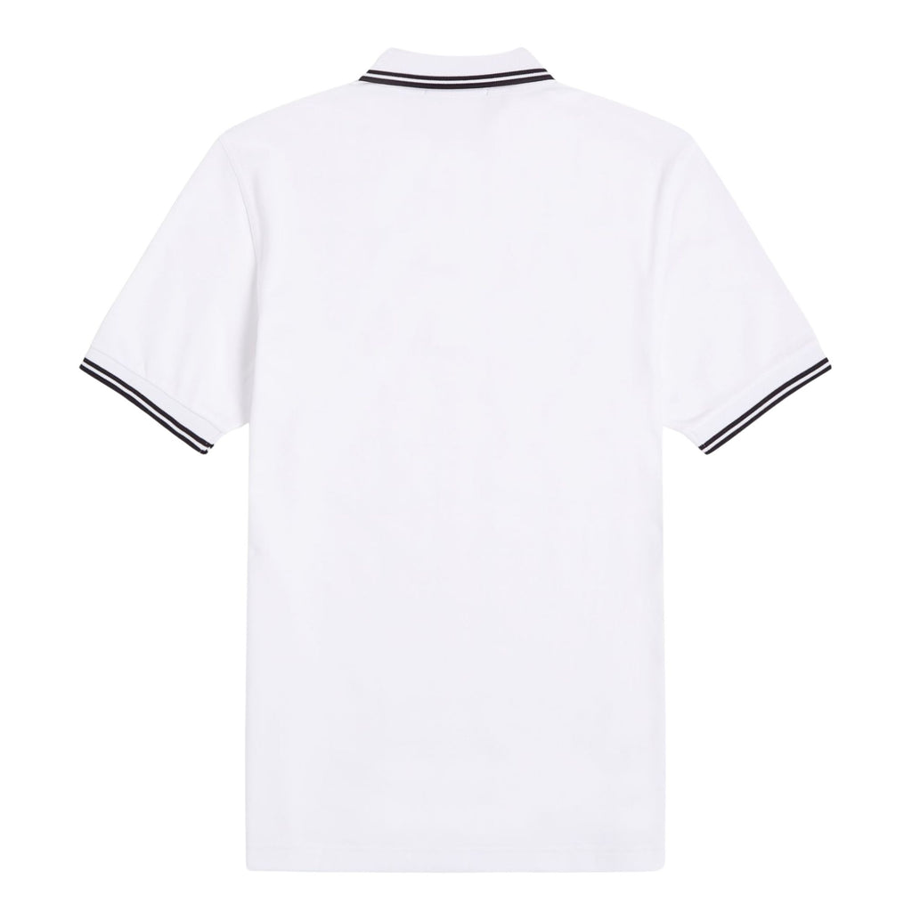 Fred Perry Twin Tipped Polo Shirt - White