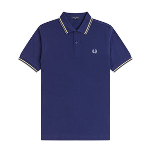 Fred Perry Twin Tipped Polo Shirt - French Navy