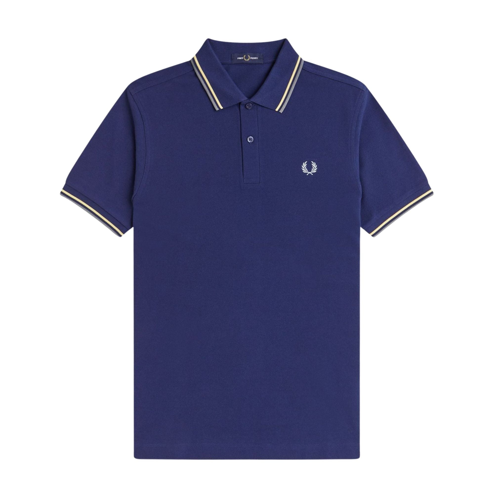Fred Perry Twin Tipped Polo Shirt - French Navy