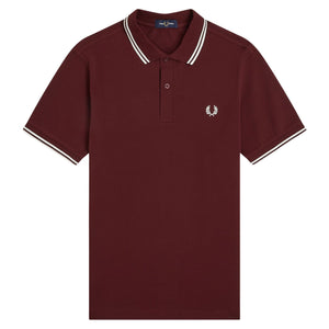 Fred Perry Twin Tipped Polo Shirt - Oxblood