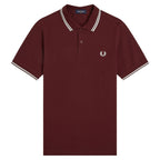 Fred Perry Twin Tipped Polo Shirt - Oxblood