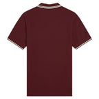 Fred Perry Twin Tipped Polo Shirt - Oxblood