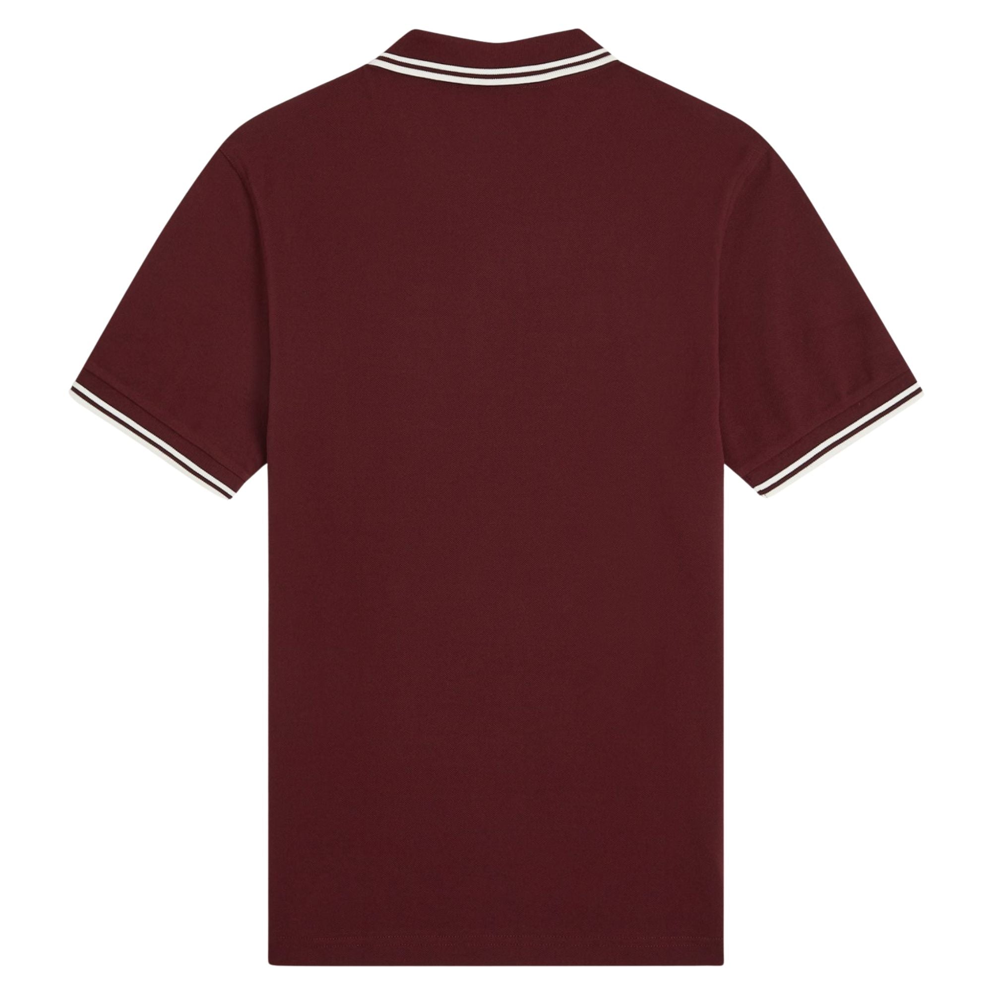 Fred Perry Twin Tipped Polo Shirt - Oxblood