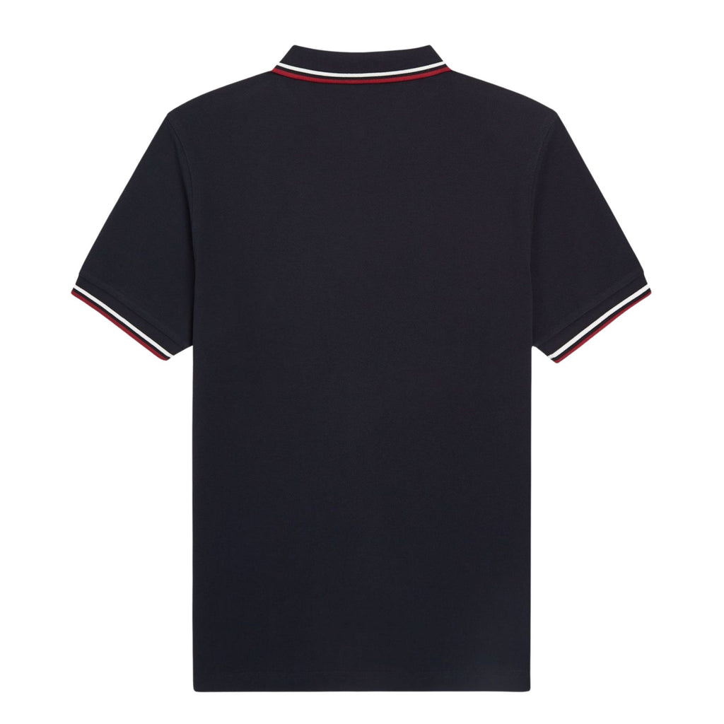 Fred Perry Twin Tipped Polo Shirt - Navy
