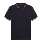 Fred Perry Twin Tipped Polo Shirt - Navy