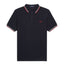 Fred Perry Twin Tipped Polo Shirt - Navy