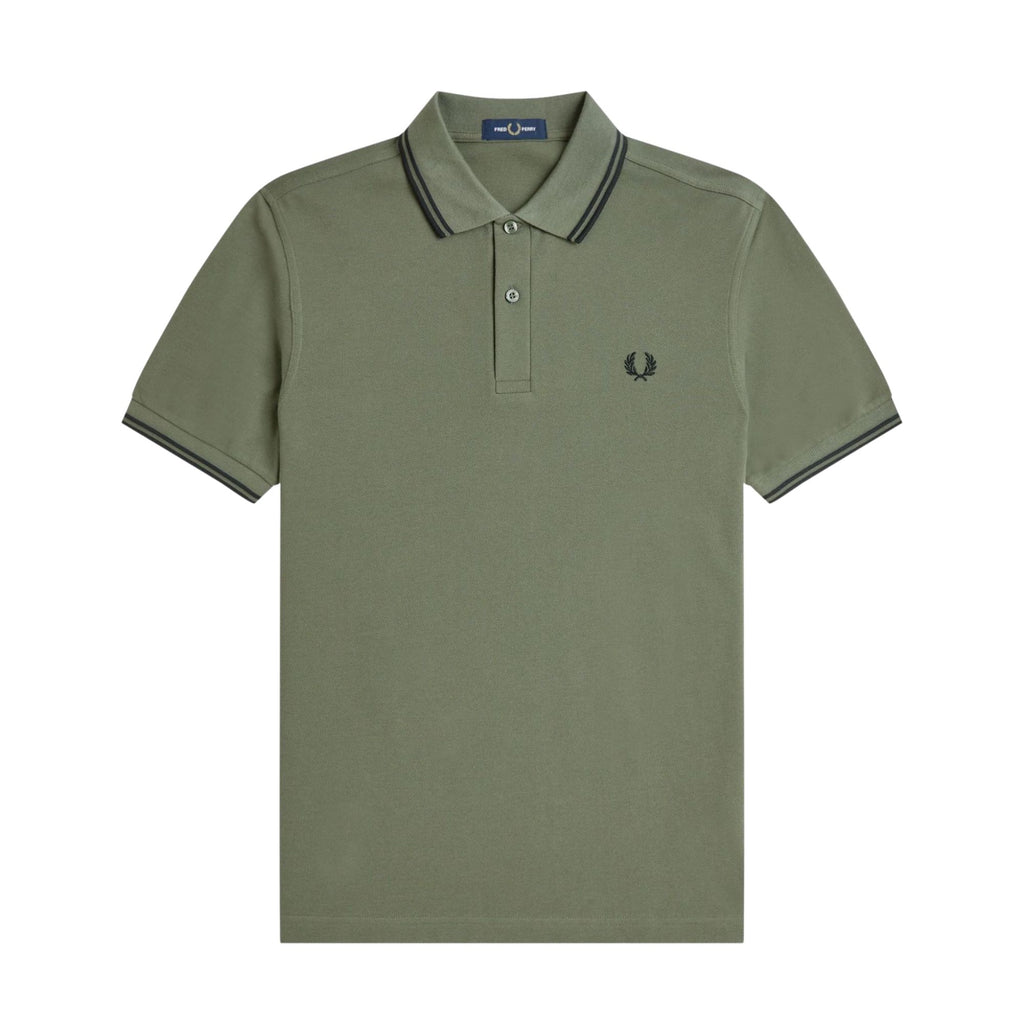 Fred Perry Twin Tipped Polo Shirt - Green