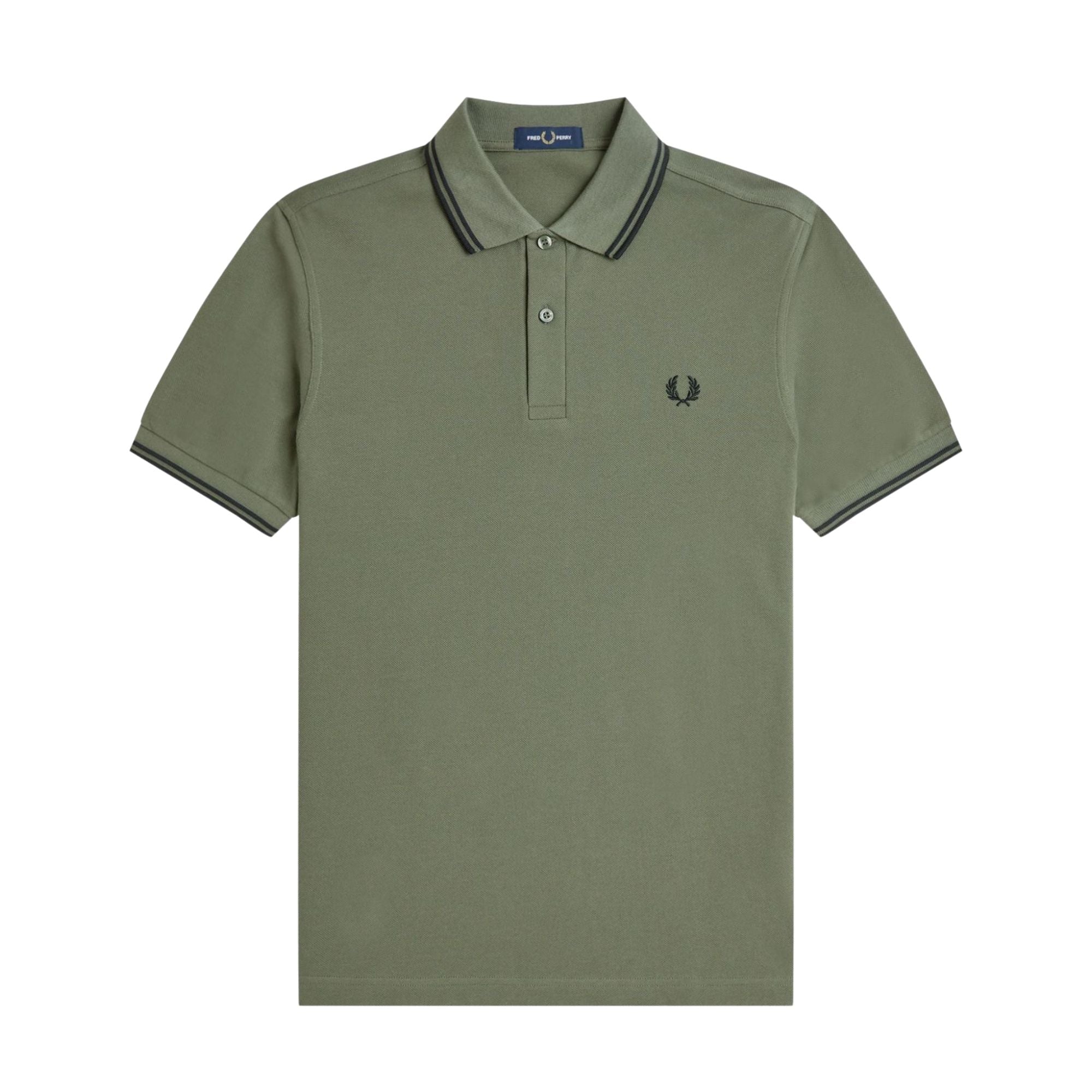 Fred Perry Twin Tipped Polo Shirt - Green