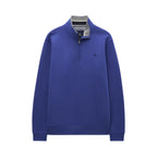 Crew Clothing Classic Cotton-Mix Half-Zip Sweatshirt - Navy