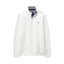 Crew Clothing Classic Cotton-Mix Half-Zip Sweatshirt - Snow White