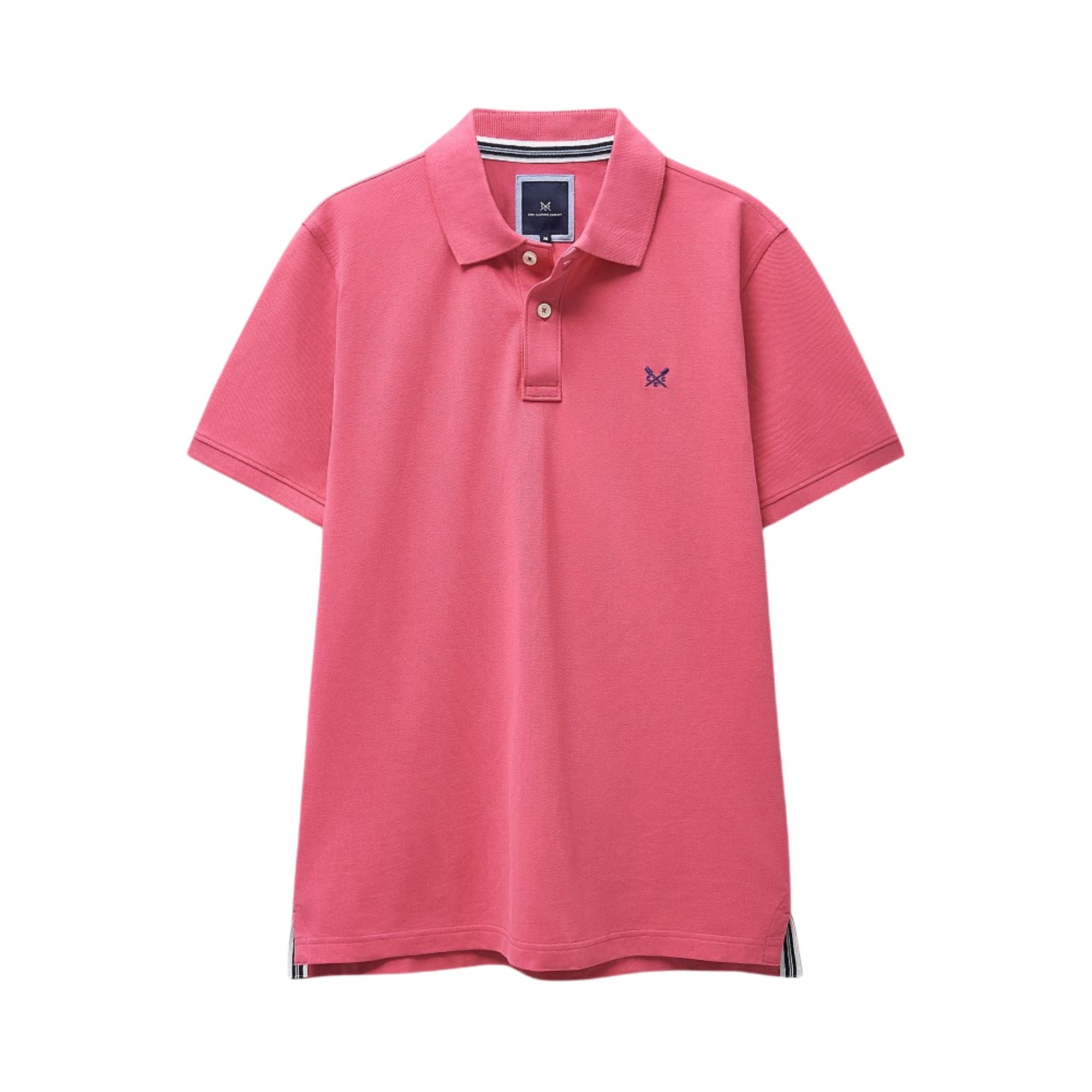 Crew Clothing Classic Cotton Piqué Polo Shirt - Pink