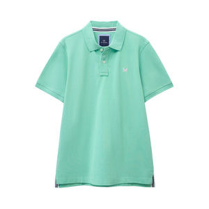 Crew Clothing Classic Cotton Piqué Polo Shirt - Pool Blue