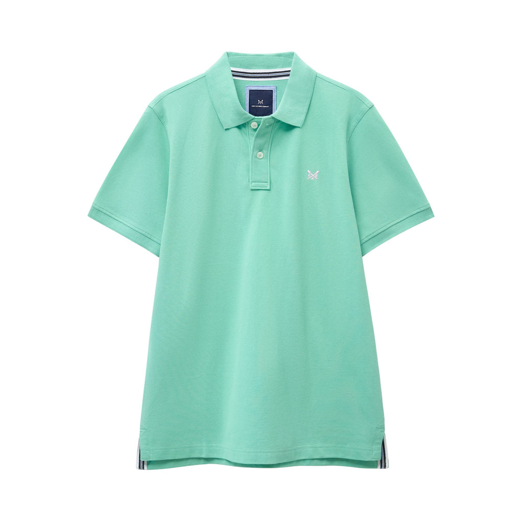 Crew Clothing Classic Cotton Piqué Polo Shirt - Pool Blue