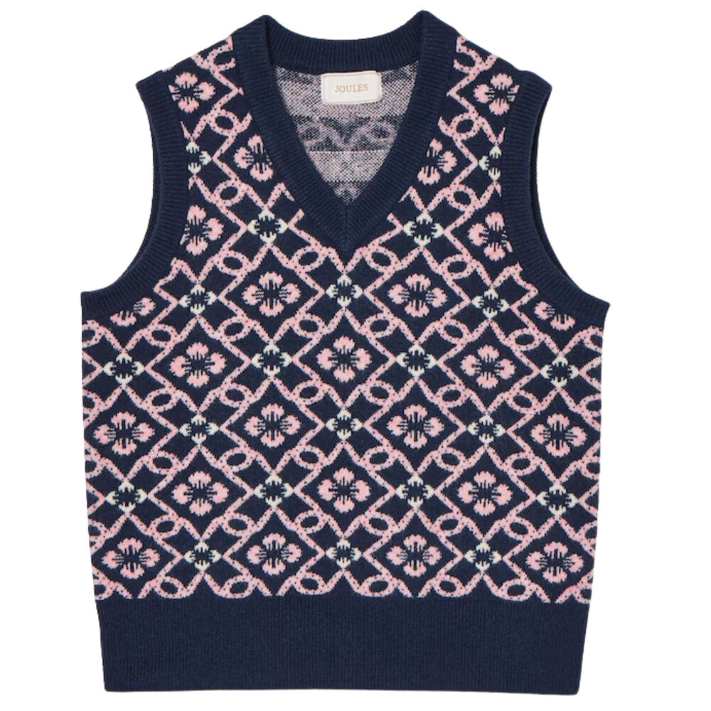 Meredith V-Neck Knitted Vest - Camel