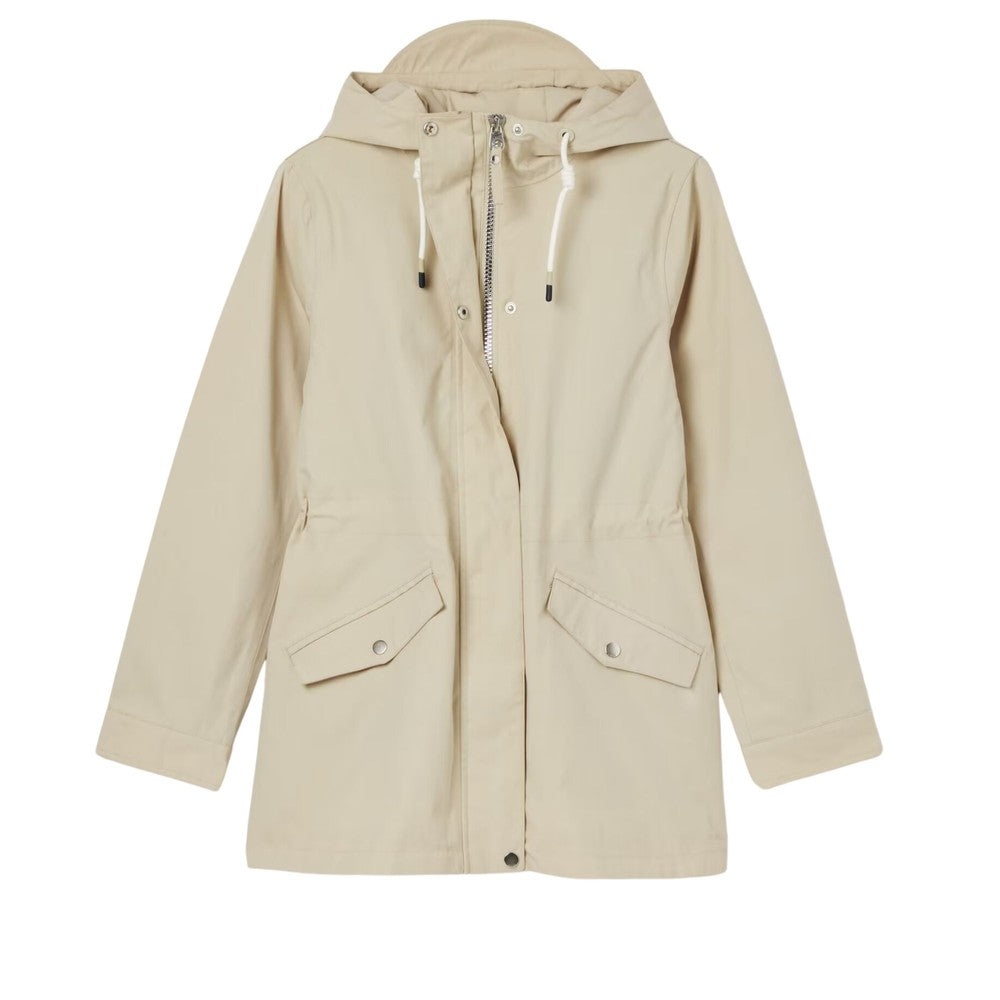 Joules Womens Portwell Neutral Waterproof Raincoat - Neutral