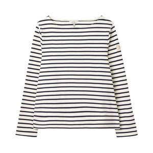 Joules Womens Harbour T-Shirt - Cream/Navy