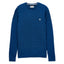 Joules Mens Hillside Crew Neck Cotton Cable Knit Jumper - Blue