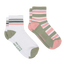 Joules Womens Volley Tennis Sock 2 Pack - Green Pink