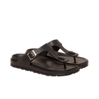 Joules Womens Soleil Black Buckle Flip Flop - Black