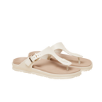 Joules Womens Soleil Black Buckle Flip Flop - White