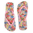 Joules Womens Sandy Printed Flip Flops - Ditsy