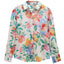 Joules Womens Anna Long Sleeve 100% Linen Shirt - Multi Floral