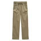 Joules Womens Relaxed Chino Tapered Trousers - Khaki Green