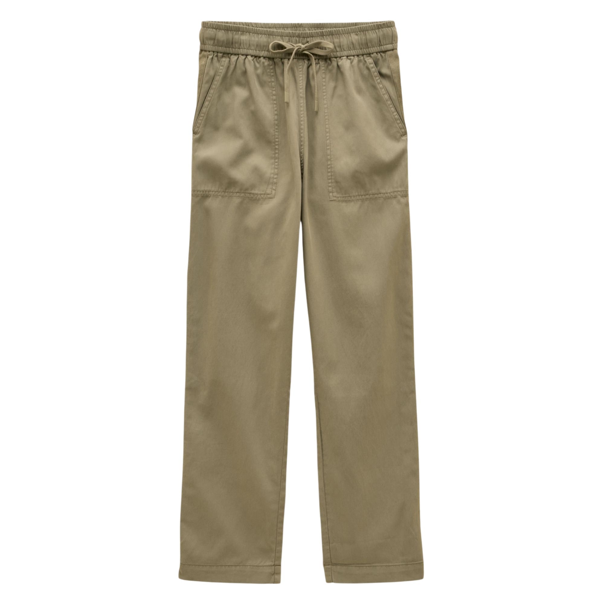 Joules Womens Relaxed Chino Tapered Trousers - Khaki Green