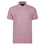 Peter Gribby Short Sleeve Melange Pique Polo Shirt - Mauve