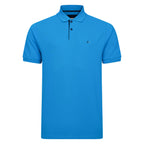 Peter Gribby Short Sleeve Solid Colour Pique Polo - Teal