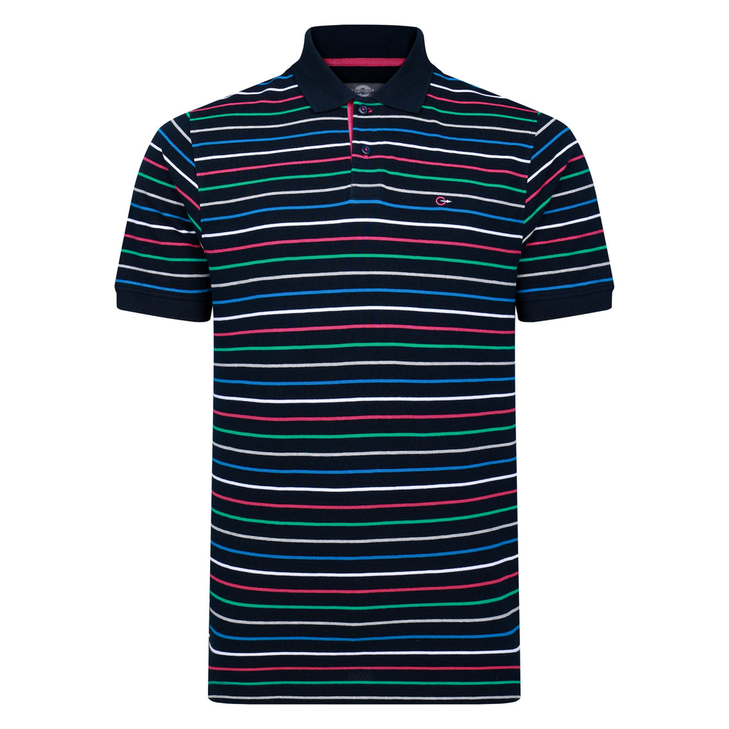 Peter Gribby Striped Polo