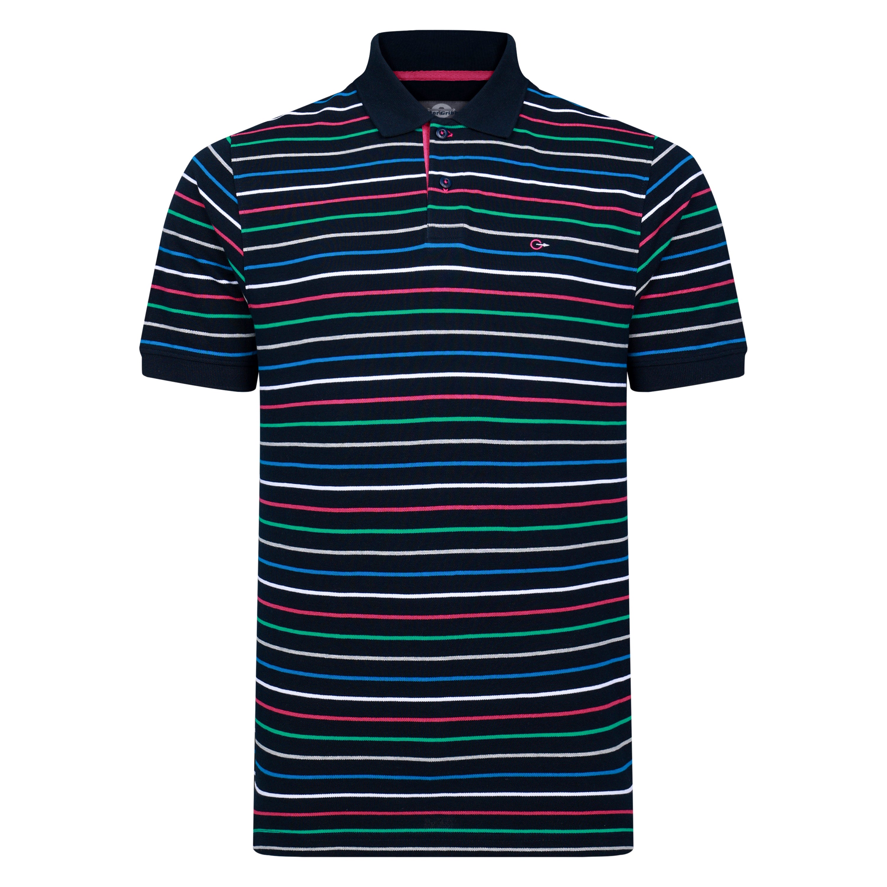 Peter Gribby Striped Polo