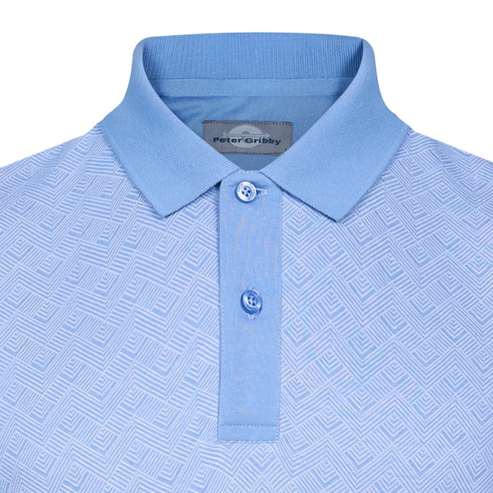 Peter Gribby Geo Pattern Polo