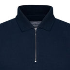 Peter Gribby Bubble Stripe Zipper Polo