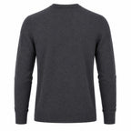 Peter Gribby Merino Blend Crew Neck Sweater - Charcoal