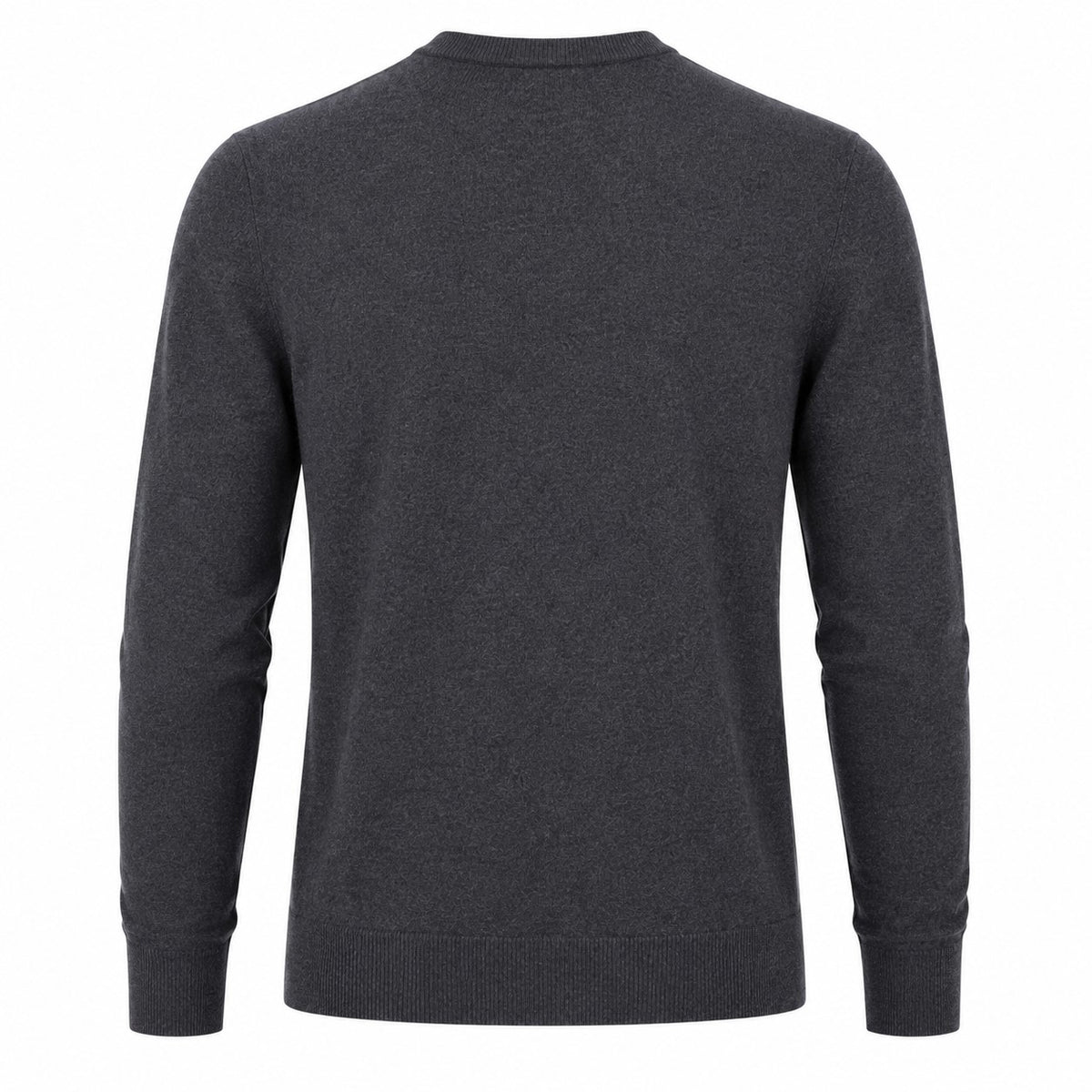 Peter Gribby Merino Blend Crew Neck Sweater - Charcoal