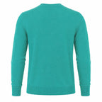 Peter Gribby Merino Blend Crew Neck Sweater - Aqua