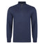Peter Gribby Cotton Quarter Zip Sweater - Navy