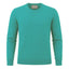 Peter Gribby Merino Blend Crew Neck Sweater - Aqua