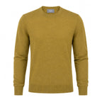 Peter Gribby Merino Blend Crew Neck Sweater - Mustard