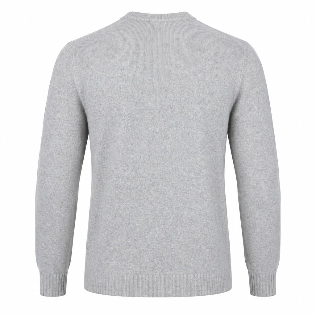 Peter Gribby Lambswool Crew Neck Sweater - Silver