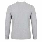 Peter Gribby Lambswool Crew Neck Sweater - Silver