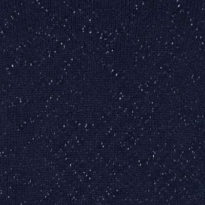 Peter Gribby Lambswool Mix Nep 1/4 Zip - Indigo
