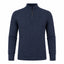 Peter Gribby Lambswool 1/4 Zip Sweater - Indigo