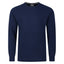 Peter Gribby Crew Neck Lambswool Sweater - Navy