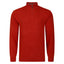 Peter Gribby Lambswool Quarter Zip Sweater - Copper