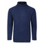 Peter Gribby Lambswool Roll Neck Jumper - Navy