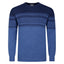 Peter Gribby Fairisle Yoke Crew Neck Sweater - Blue