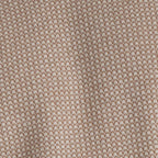 Peter Gribby Bi Colour Jacquard Crew Neck Jumper - Caramel