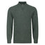 Peter Gribby Patterned Quarter Zip Jumper - Forestgreen